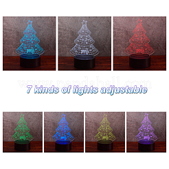 Acrylic 3D Creative Visualization Lamp&nbsp;DJEW-WH0010-58