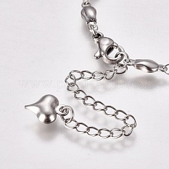 Tarnish Resistant Valentine's Day 304 Stainless Steel Bracelet Making&nbsp;STAS-L248-007P