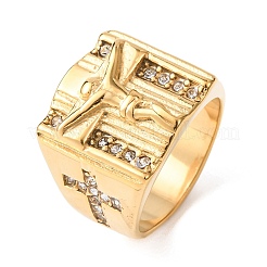 304 Stainless Steel Wide Band Finger Rings&nbsp;RJEW-F201-04G