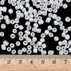 6/0 ガラスシードビーズ  trans.colours虹  透明  直径約4mm  穴：1mm  約4500個/ポンド&nbsp;SDB4mm161