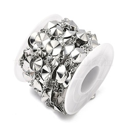 304 Stainless Steel Rhinestone Cup Chains&nbsp;CHS-K023-08B-P