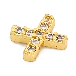 Rack Plating Brass Micro Pave Cubic Zirconia Cabochons&nbsp;KK-F874-04G-X