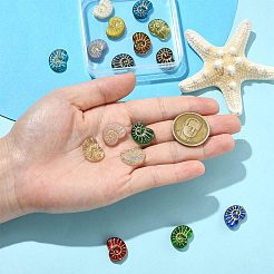 16Pcs 16 Colors Handmade Lampwork Beads&nbsp;LAMP-CJ0002-82