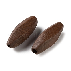 Spray Painted Wooden European Beads&nbsp;WOOD-A029-03