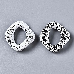 Spray Painted CCB Plastic Linking Rings&nbsp;LS-CCB-Q091-019A