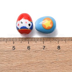 Printed Opaque Acrylic Beads&nbsp;AC-CBA46F7-03