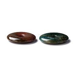 天然石インディアン瑪瑙ペンダント  ドーナツ/円盤  40~40.5x7~7.5mm  穴：8~8.5mm&nbsp;G-K319-02A-03