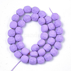 Spray Painted Non-magnetic Synthetic Hematite Beads Strands&nbsp;G-T116-29-09