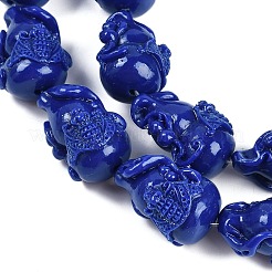 Synthetic Coral Carved Beads Strands&nbsp;CORA-M001-08