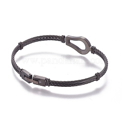 304 Stainless Steel Bangles&nbsp;STAS-I111-04