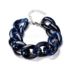 Chunky Acrylic Curb Chain Bracelet for Girl Women&nbsp;BJEW-JB06876
