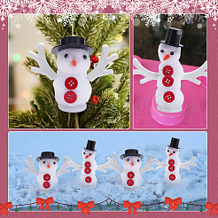DIY Christmas Snowman Findings Kits&nbsp;DIY-SP0006-31