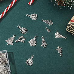156Pcs 13 Styles Tibetan Style Alloy Pendants&nbsp;FIND-CA0011-19