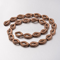 Electroplate Non-magnetic Synthetic Hematite Bead Strands&nbsp;G-F300-54-F08