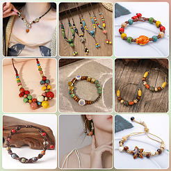 120Pcs Handmade Porcelain Beads&nbsp;PORC-LT0001-13A