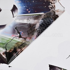 防水 pvc 自己粘着絵のステッカー  サッカー  壁のステッカー  カラフル  357x608x0.3mm&nbsp;PL-Z001-04