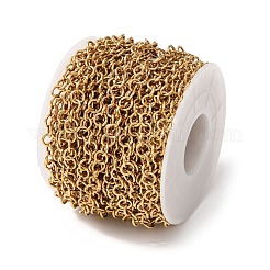 304 Stainless Steel Rolo Chains&nbsp;CHS-G049-02G-02