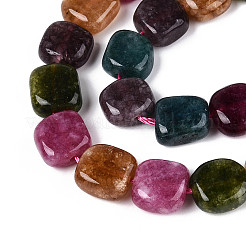 Natural White Jade Beads Strands&nbsp;G-N354-01A-01