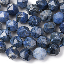 Natural Dumortierite Quartz Beads Strands&nbsp;G-F523-17-8mm-01
