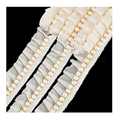 5 Yards Organza Pleated Lace Ribbons&nbsp;OCOR-PH0004-04