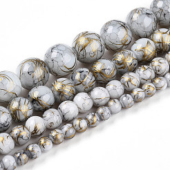 Baking Paint Glass Beads&nbsp;X1-DGLA-N003-4mm-B01