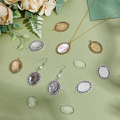 DIY Oval Pendants Making Kits&nbsp;DIY-PH0032-17