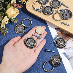 Flower Zinc Alloy Drawer Handle&nbsp;FIND-WH0366-397AB-02