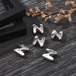 Letter Slider Beads for Watch Band Bracelet Making&nbsp;ALRI-O012-N-NR