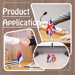 Plastic Mini Flag Holder&nbsp;DIY-WH0899-749A