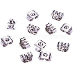 304ステンレススチール製イヤーナット  5x3.5x2mm  穴：0.8mm&nbsp;STAS-PH0010-05