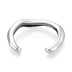 304 Stainless Steel Cuff Bangles for Women&nbsp;BJEW-N038-01P