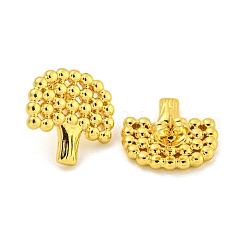 304ステンレススチールイヤリング  花  18KGP本金メッキ  18x18mm&nbsp;EJEW-R161-05G