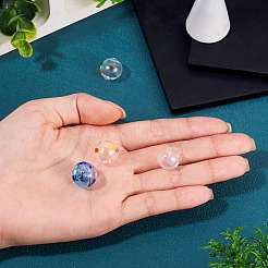 4Pcs 4 Colors Transparent Glass Beads&nbsp;GLAA-TA0003-98