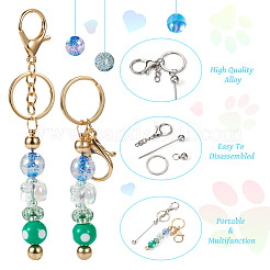 DIY Beadable Keychain Making Kit&nbsp;DIY-TA0006-01