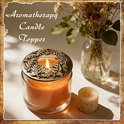 Tibetan Style Alloy Alloy Candle Toppers&nbsp;DIY-WH0622-740AB