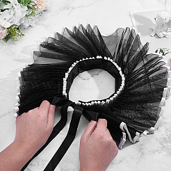 Renaissances Styles Detachable Ruff Collar&nbsp;DIY-WH0504-906E