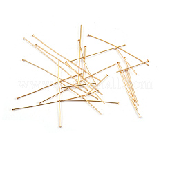 304ステンレス鋼フラットヘッドピン  ゴールドカラー  35x0.7mm / 20x0.7mm / 30x0.7mm / 40x0.7mm / 50x0.7mm  ヘッド：1.5mm  100個/箱&nbsp;STAS-CJ0005-01G