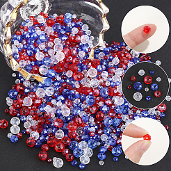 15 Strands 12 Styles Independence Day Electroplate Glass Beads Strands&nbsp;EGLA-PA0001-51