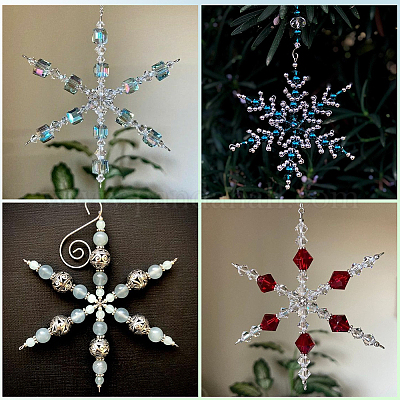 Wire Snowflake Form Wholesale 30Pcs Christmas Snowflake Iron Wire Forms - Pandahall.com