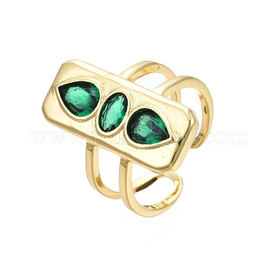 高評価レビュー Zirconia Cubic Wholesale Rectangle Ring Cuff Open 靴