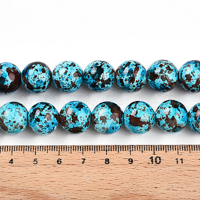 Synthetic Turquoise Beads Strands&nbsp;TURQ-T004-08A-10-1