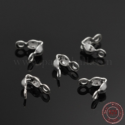 スターリングシルバーボールチープ  銀  2mm  穴：1mm&nbsp;X-STER-E040-03A-1