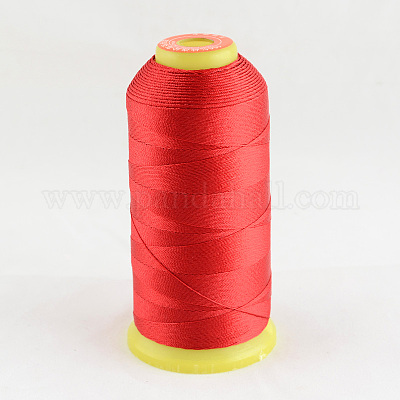 ポリエステル縫糸  レッド  0.7mm  約370m /ロール&nbsp;WCOR-R001-0.7mm-10-1