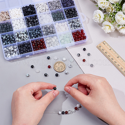 DIY Round & Disc/Flat Round Beads Kits&nbsp;DIY-PH0030-85C-1