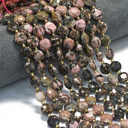 Natural Rhodonite Beads Strands G-C116-A101-01-1