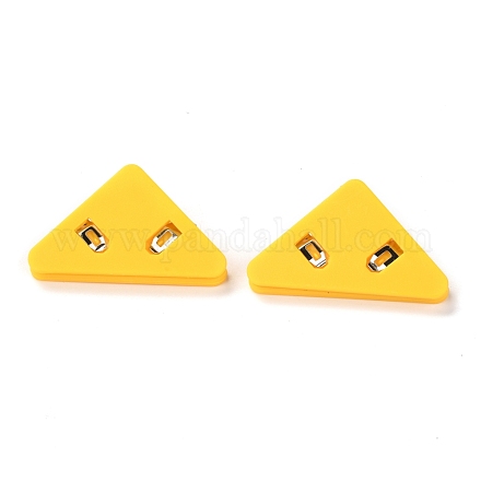 Triangle Shaped Plastic Clips&nbsp;AJEW-F054-02B-1