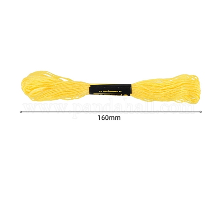 コットンミシン糸  きいろ  3mm  約8.57ヤード（7.84m）/かせ&nbsp;PW-WG34D89-22-1