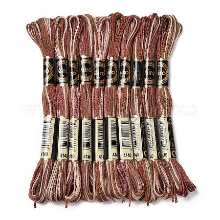 Wholesale 10 Skeins 6-Ply Polyester Embroidery Floss