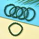 Synthetic Malachite(Dyed) Bead Stretch Bracelets&nbsp;BJEW-K212-B-031-1