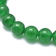 Natural Malaysia Jade(Dyed) Bead Stretch Bracelets&nbsp;BJEW-K212-C-013-3
